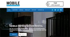Desktop Screenshot of mobile-refrigeration-rental.com