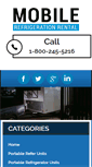 Mobile Screenshot of mobile-refrigeration-rental.com